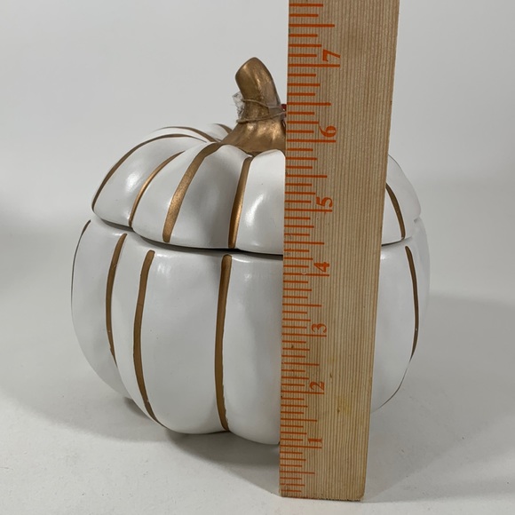 Ceramic Pumpkin Pot With lid By Whimsical Cuphoard - Picture 9 of 9